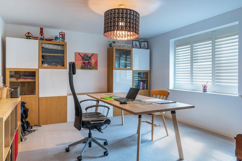 Generous office/separate dining room