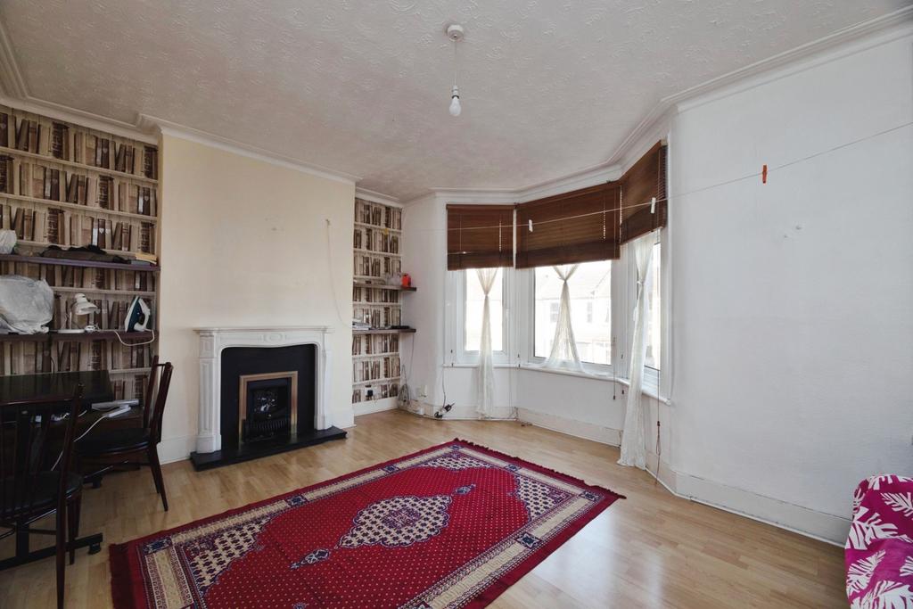 Living room, fireplace