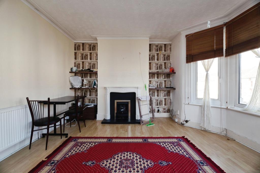 Living room, fireplace