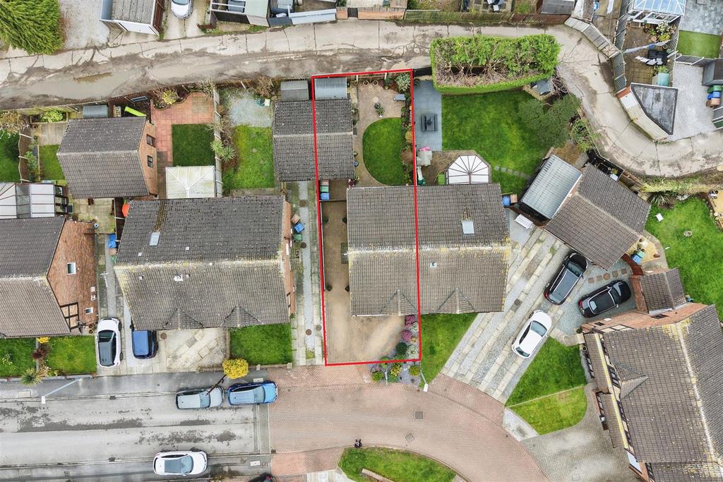 Aerial viw of the property