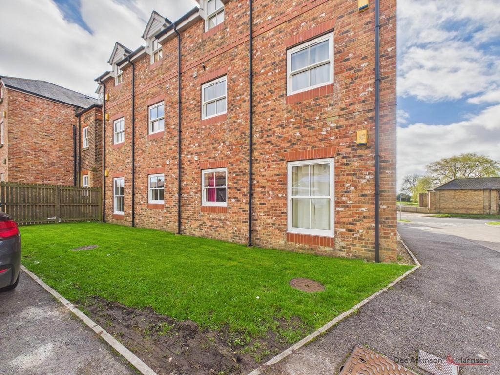Rear of property