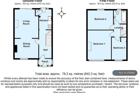 3 bedroom terraced house to rent, Castlecombe Road, London, SE9