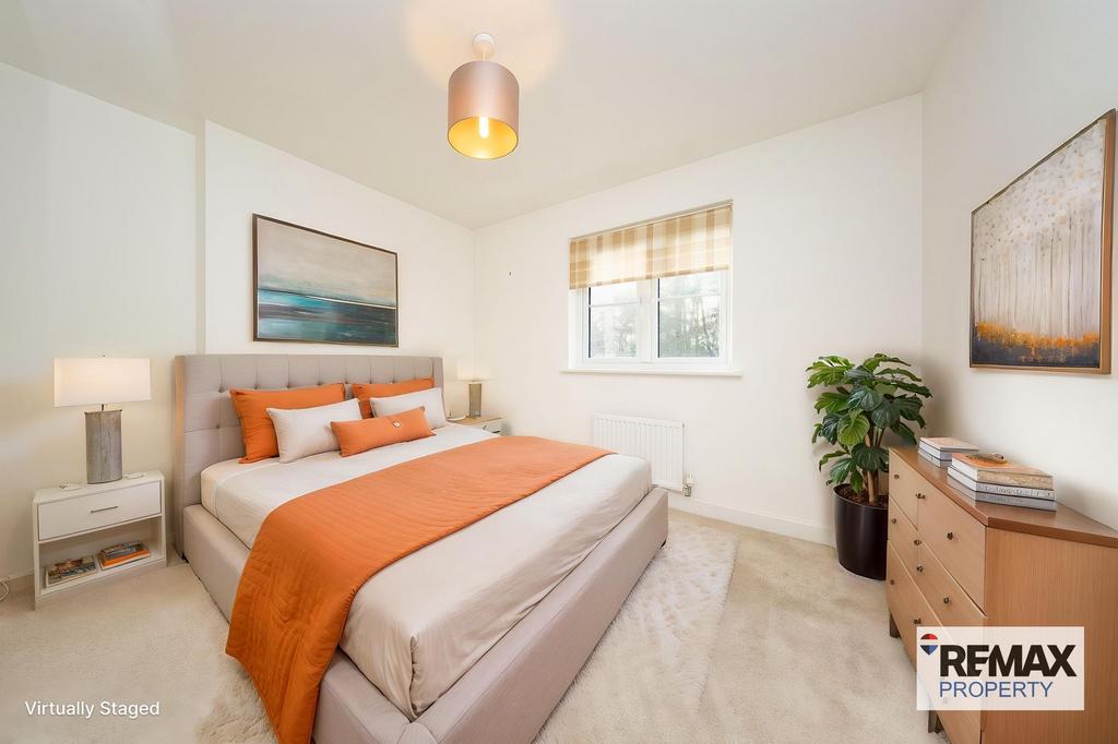 Virtually Staged Bedroom 2
