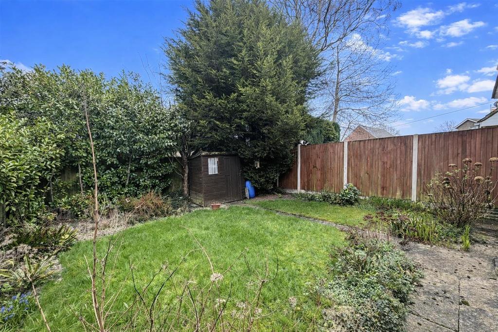 Rear garden