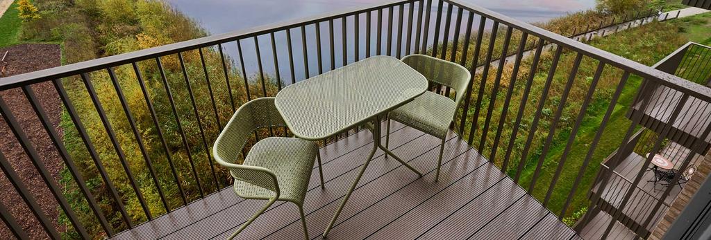 Bankside-gardens, Balcony with scenic views,...