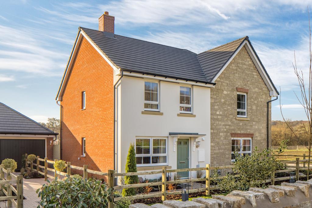 Outside view of the Maidstone 3 bed home at...