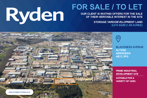 Land to rent, Blackness Av Aberdeen AB12 3PG