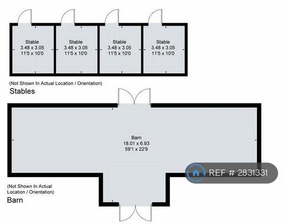 Stables And Barn Floor Plan