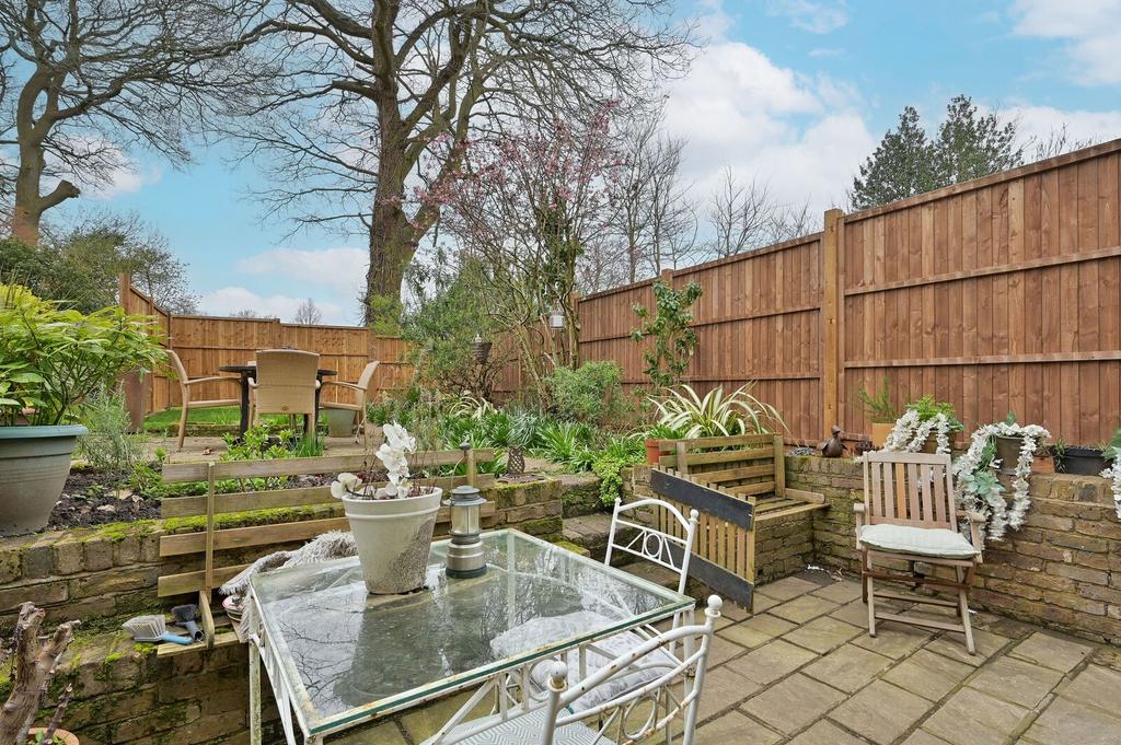 Patio view, garden