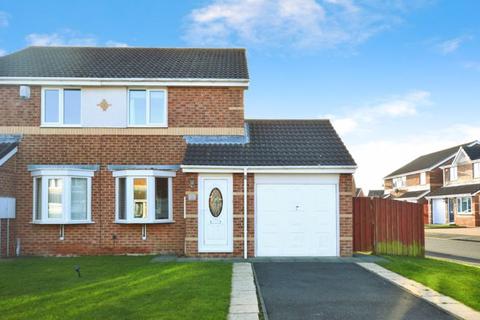 2 bedroom semi-detached house for sale, Larchwood Drive, Ashington NE63