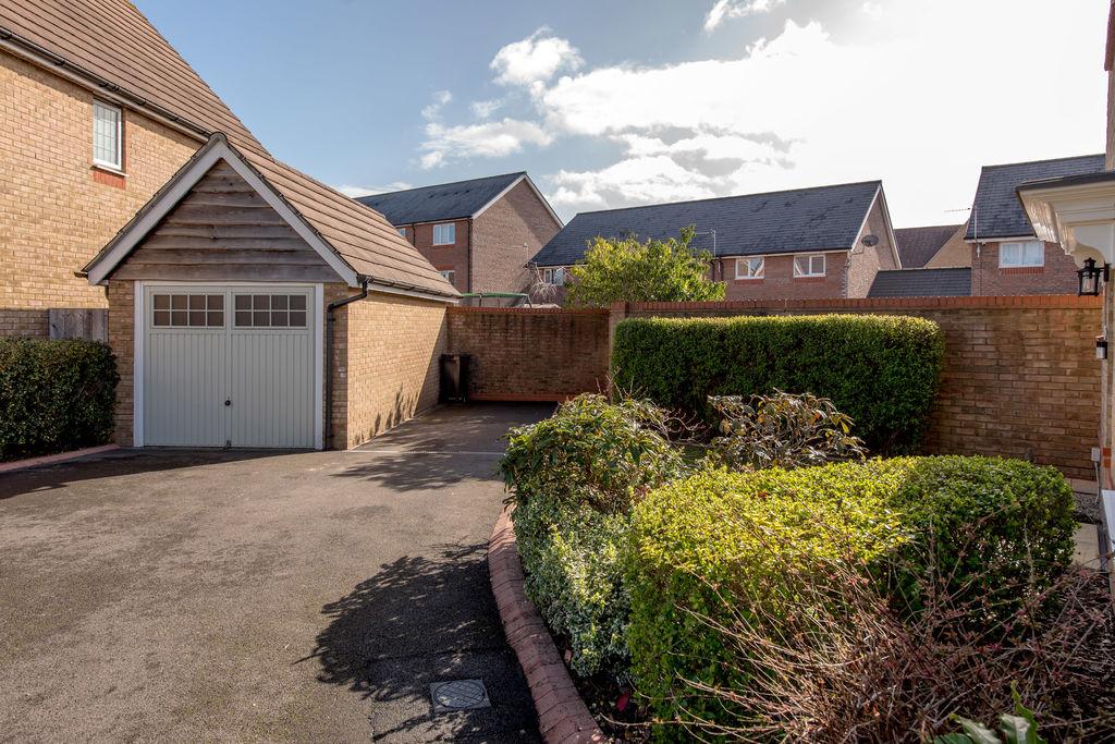 Garage and driveway