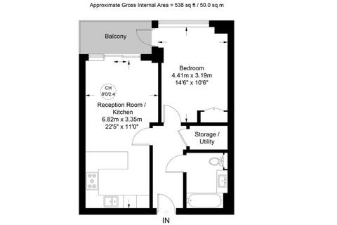 1 bedroom flat to rent, London, SW6