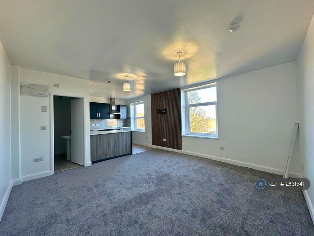 Living Area And Kitchen