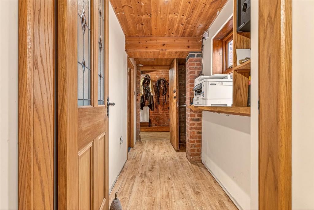 Rear entrance porch