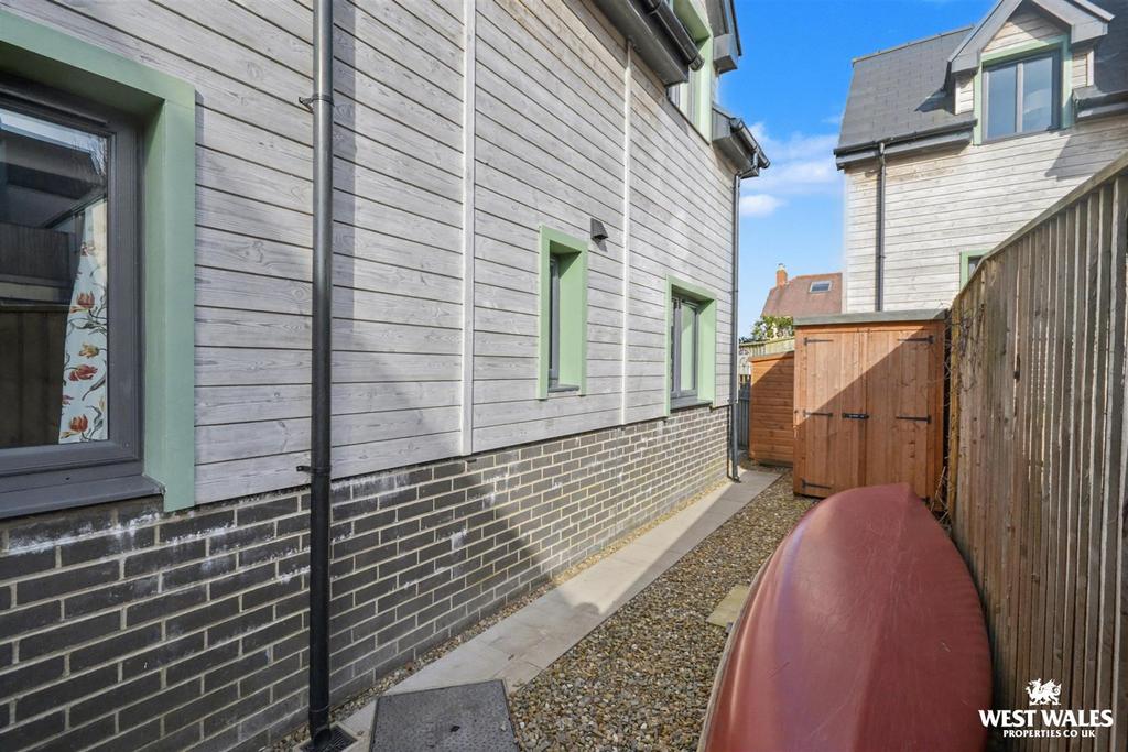 Rear of property