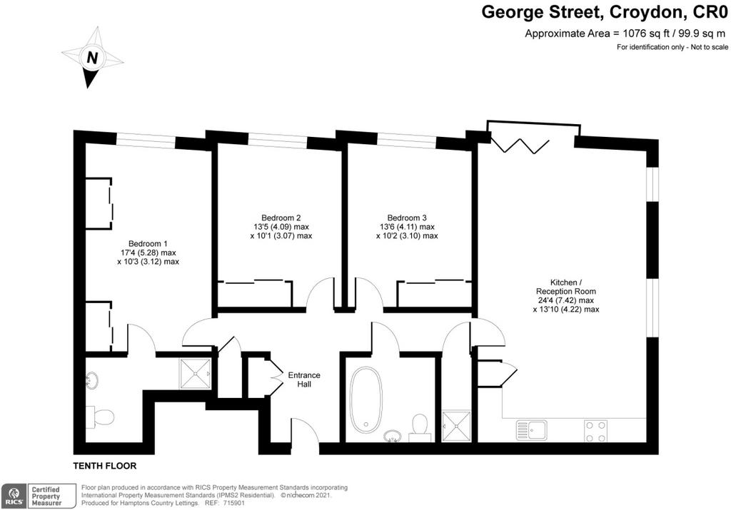 1002 A - C1 - 3 bed