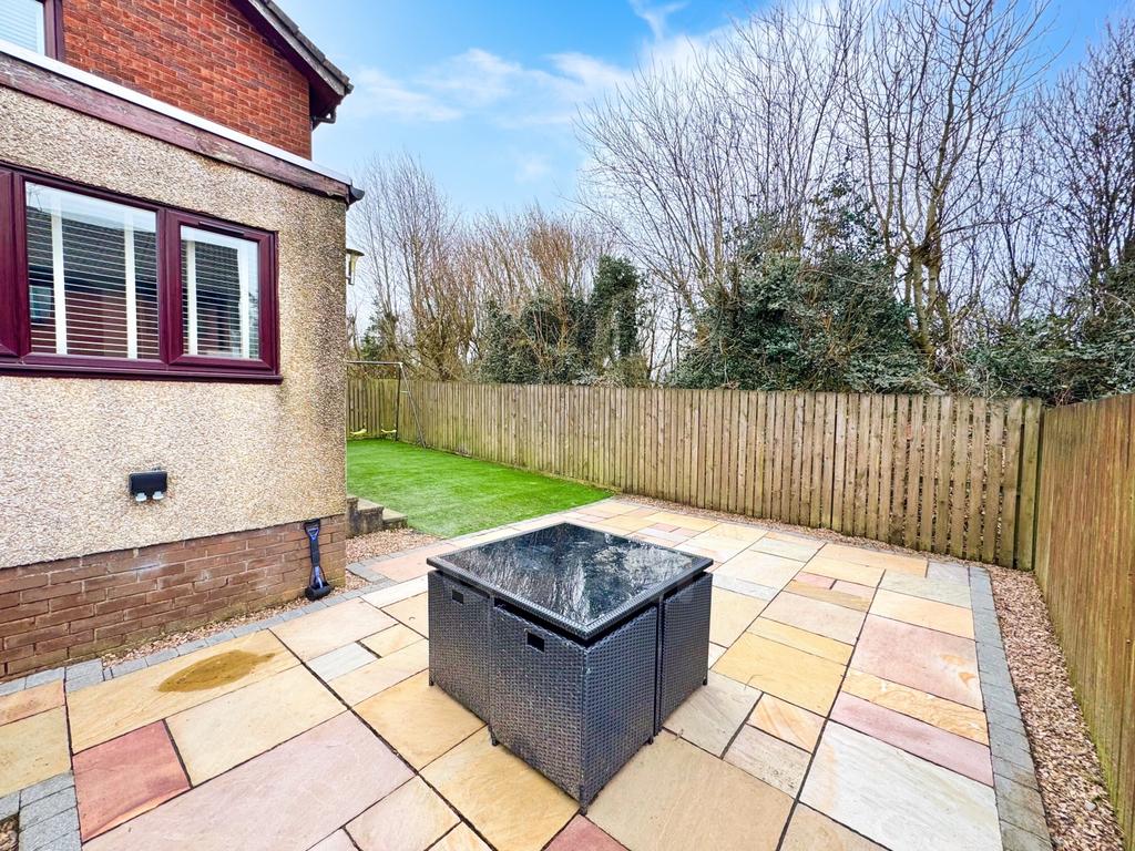St.Andrews Place, Beith rear garden