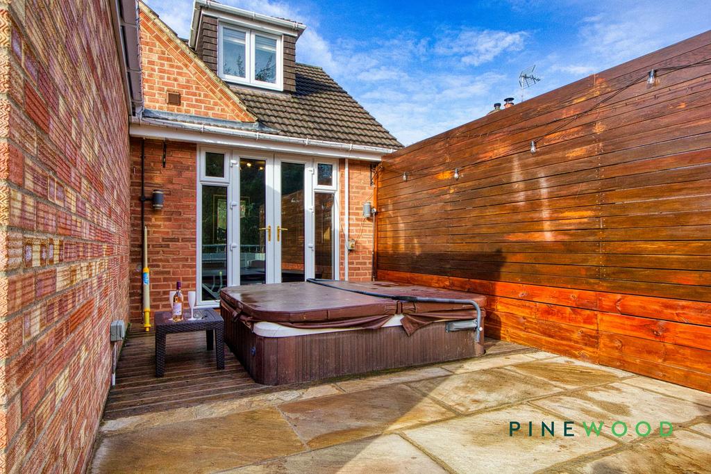 Hot tub area