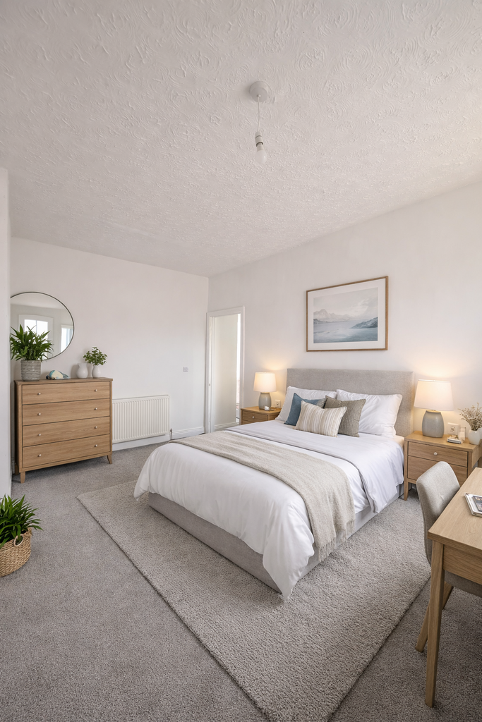 Ai generated image   large bedroom   no...