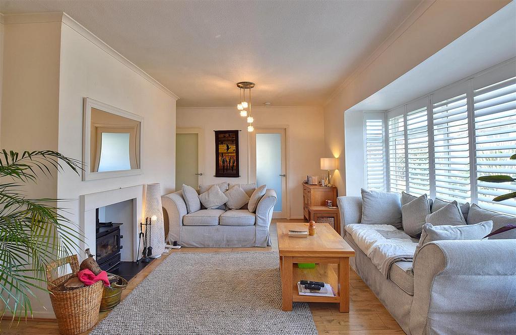 Living room, fireplace