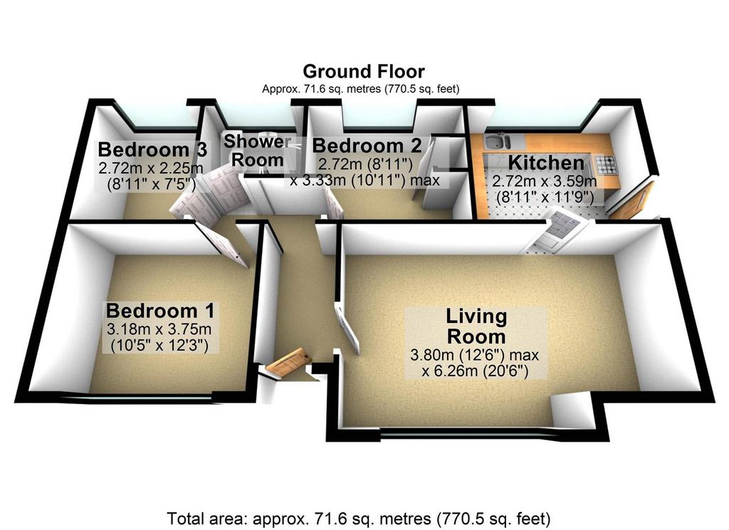 3 D Floor Plan