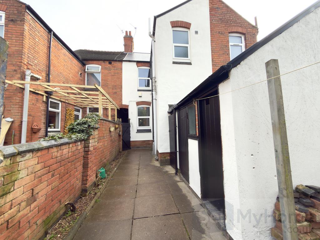 Rear of property