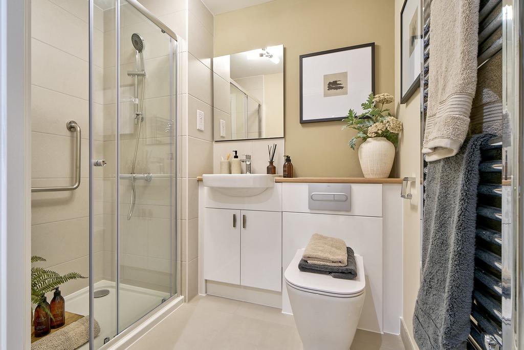 Typical shower room