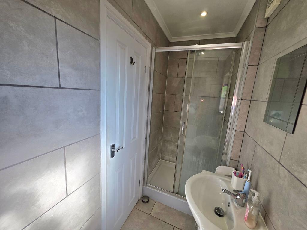 Upstairs shower room