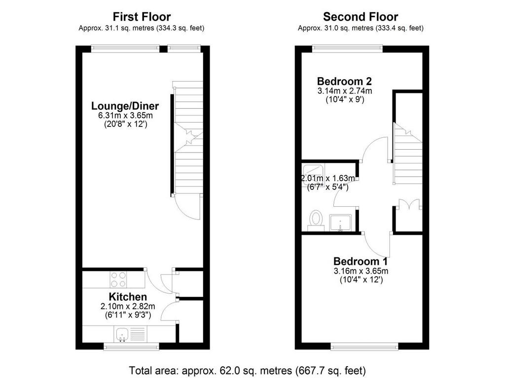 34 West Court, Royst