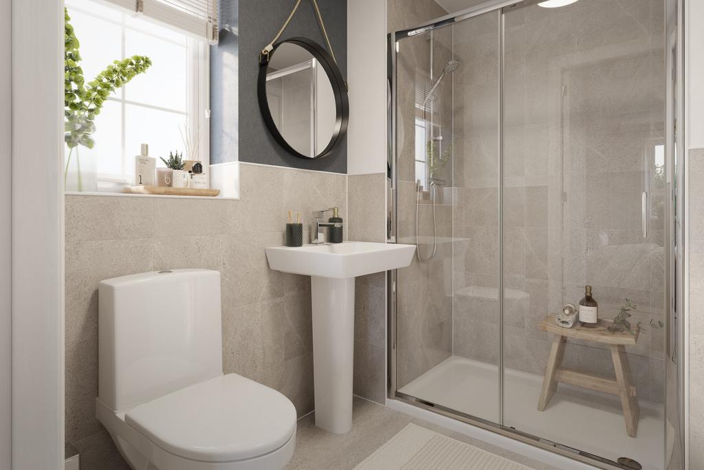 Internal cgi en suite of hemlock at highgrove