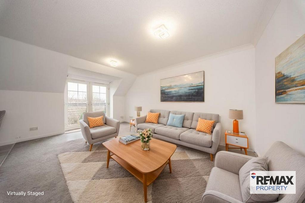 Virtually Staged Lounge
