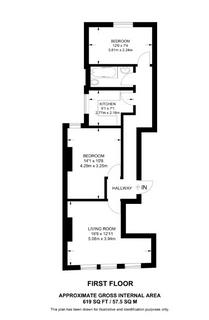 2 bedroom flat to rent, Tottenham Lane London N8