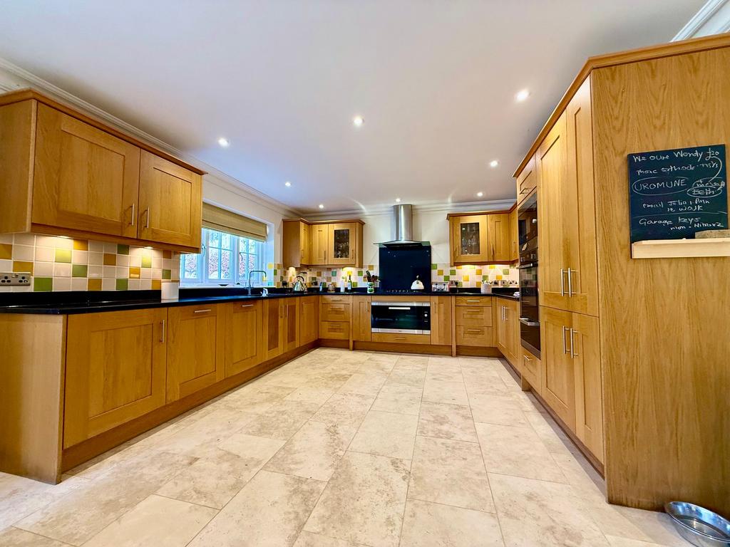 Open plan kitchen living dining