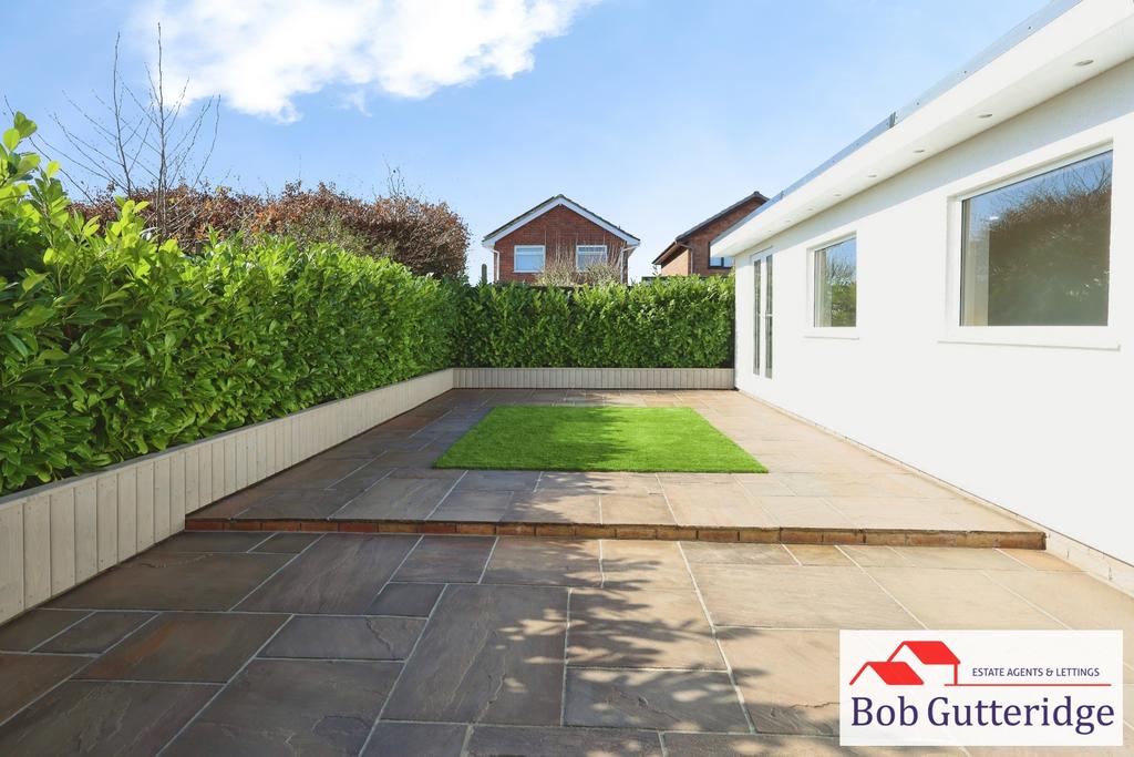 Enclosed landscaped rear garden