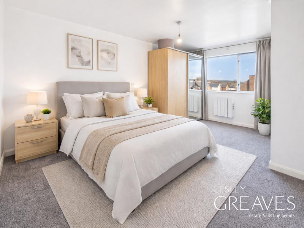 Virtually Staged Bedroom One