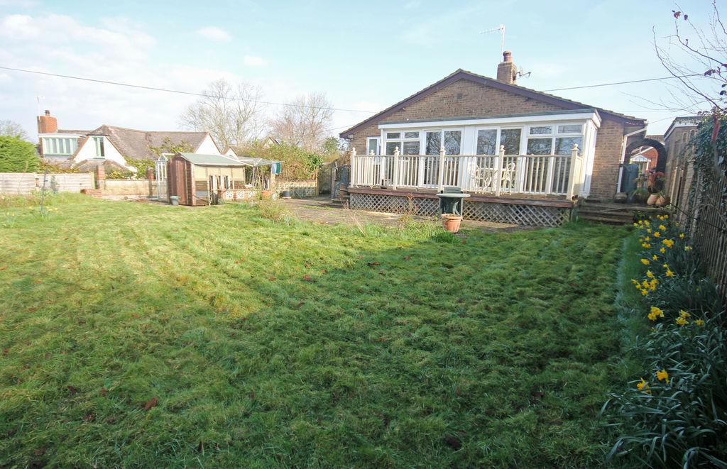 Rear of property