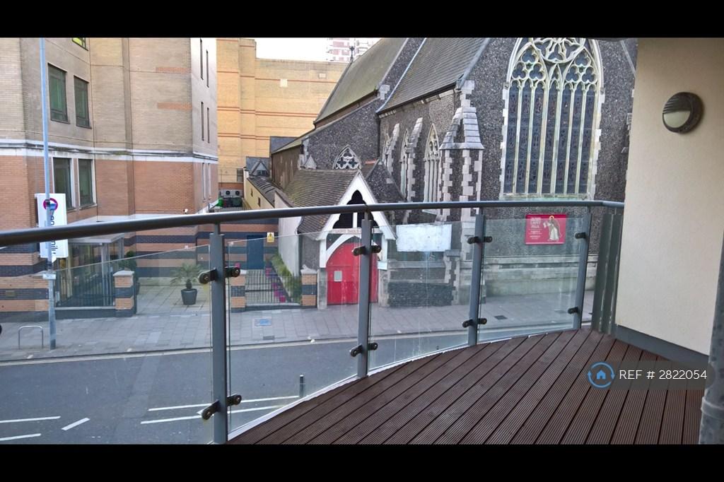 Balcony View - You To See Up Street At The Edge