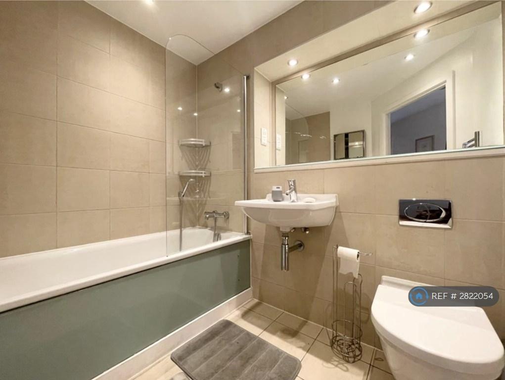 Main Bathroom With Shower Over Bath, Basin + Wc