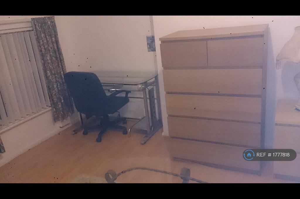 Desk, Chair And Chest Of Drawers