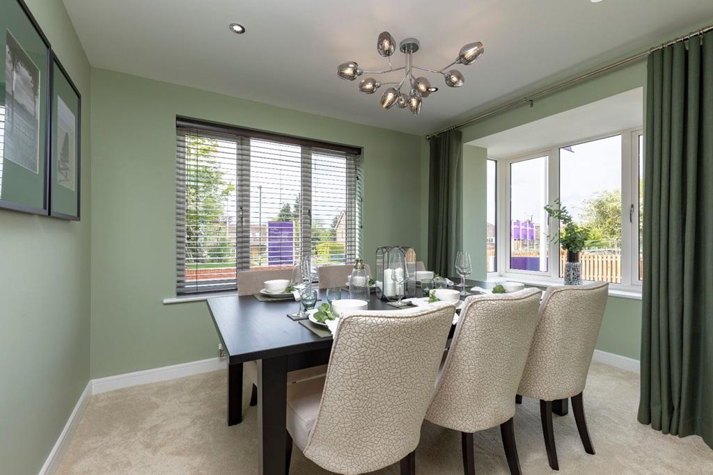 Separate dining area