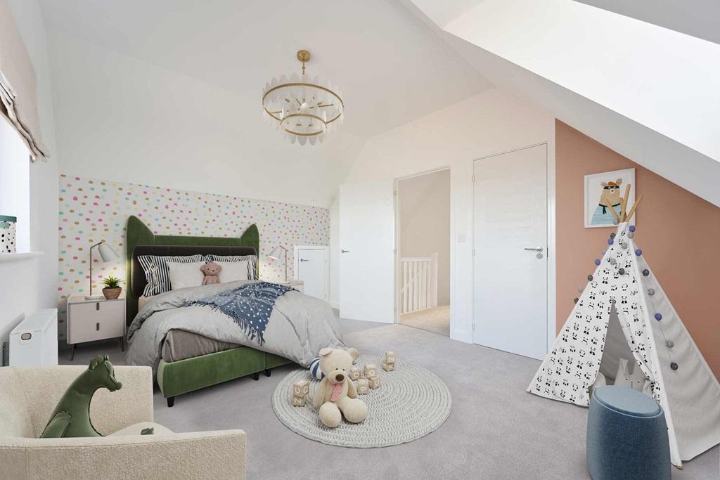 The ideal bedroom for guests staying over