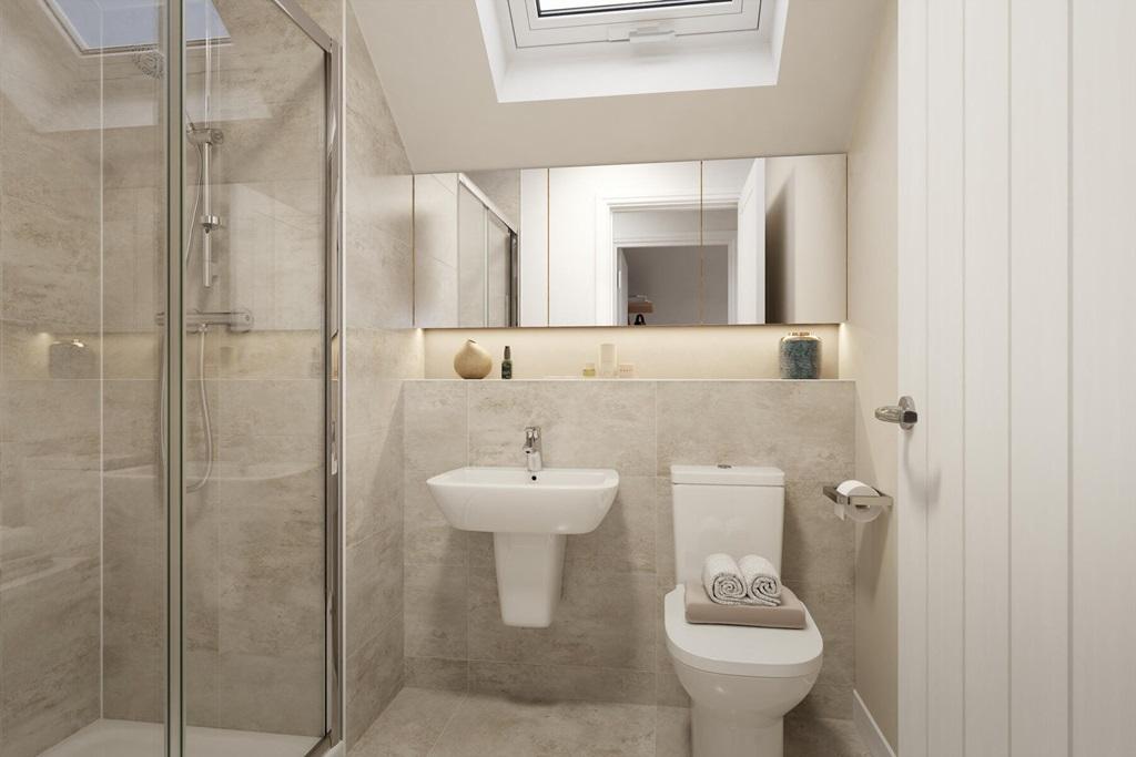 A handy shower room is located on the second floor