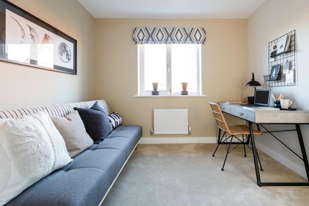 Bedroom 3 could be transformed into a home office