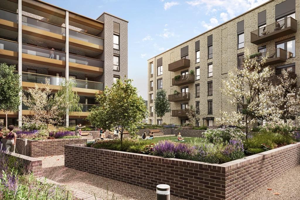 Communal garden for residents to enjoy