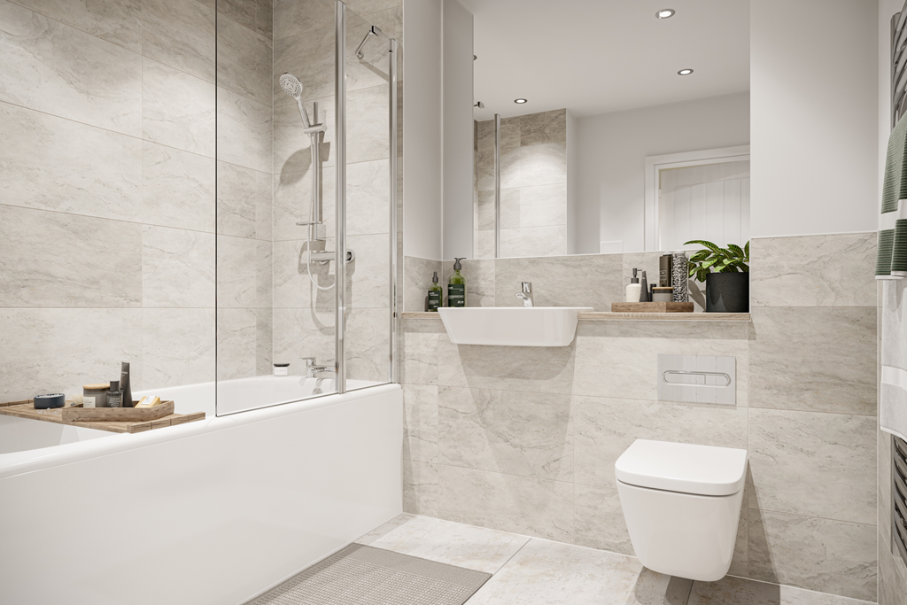 Modern minimalistic bathroom