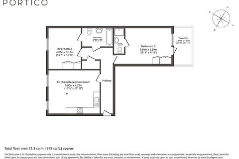 2 bedroom flat to rent, Axminster Road, London, N7