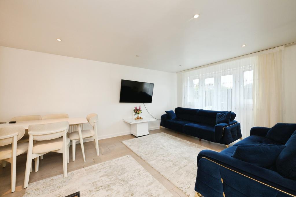 Open-plan living area, open plan living