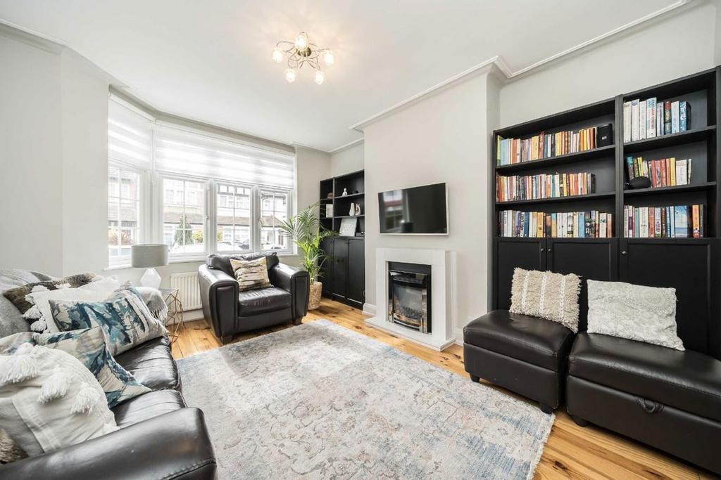 Living room, fireplace
