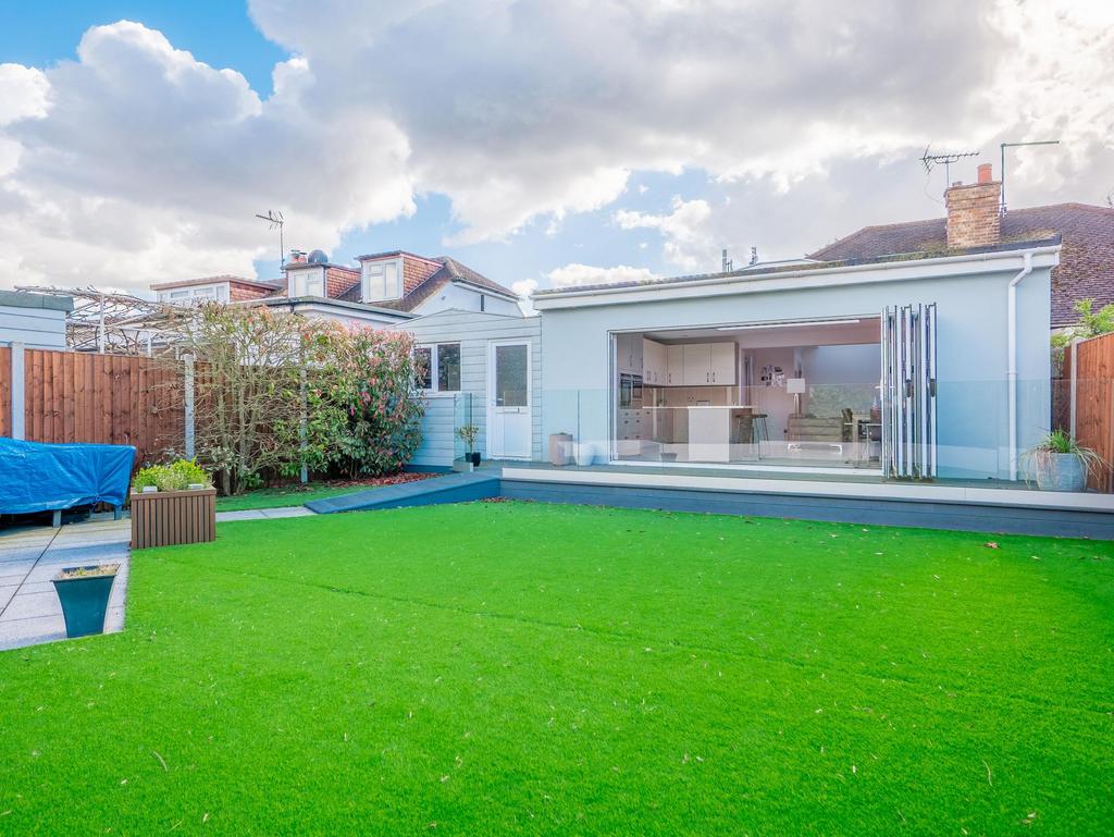 Landscaped rear garden