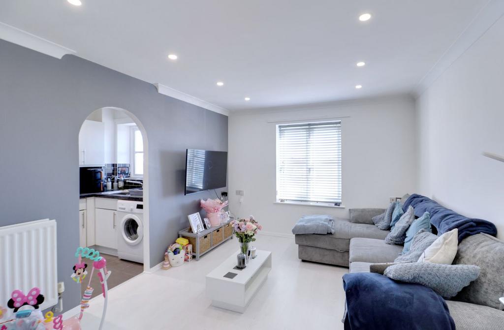 Open-plan living area, open plan living